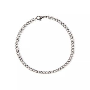 Oliver Cabell 4mm Sterling Silver Cuban Chain Bracelet Made In Italy
